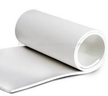 WHITE NEOPRENE RUBBER SHEET SIZE : 1.5MM THK x 1200MM x 10000MM