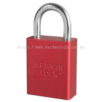 Master Lock A1105RED Anodized Aluminum Safety Padlock