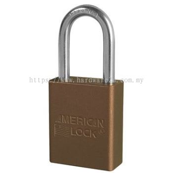 Master Lock A1106KAMKBRN Anodized Aluminum Safety Padlock