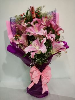 Lily Hand Bouquet (HB-474)