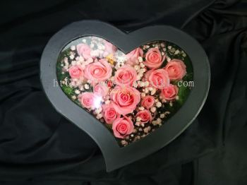 Pink Rose Flower Box FBox1170 floristkl