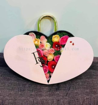 Heart shape flower box FBox1232 