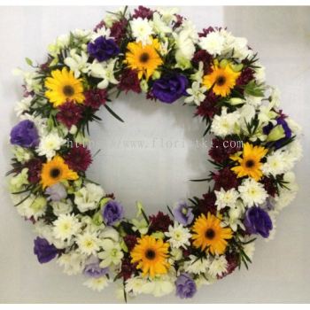 Orchid , Gerberas , Eustomas Funeral Arrangements (FA-084)