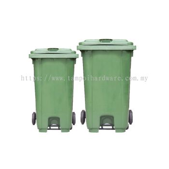 Mobile Garbage Bin With Foot Pedal