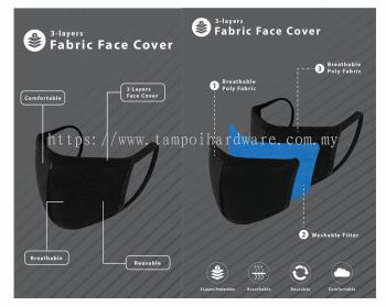 Washable Reusable Fabric Face Mask