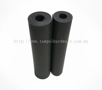 Black Rubber Sheet with Liner