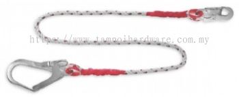 Economic Polyamide Lanyard with Press Snap Hook & Large Opening Hook