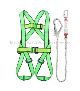 Full Body Safety Harness With Large Hook & Absorber - R91-SH087