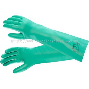 Ansell Green Nitrile Glove 18" - 37-185