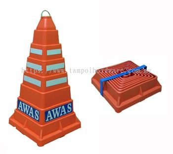 Collapsible Square Safety Cone 