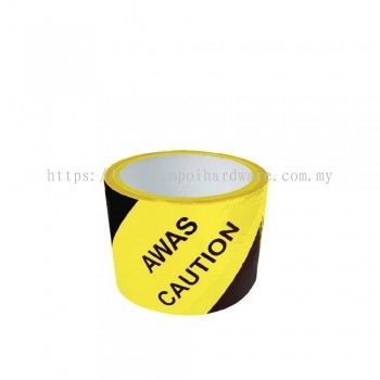 Warning Tape Yellow & Black Colour