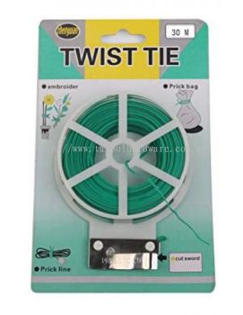 30m Twister Wire Green