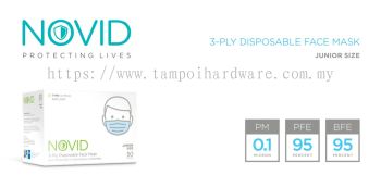 NOVID 3-Ply Disposable Face Mask (Junior Size)