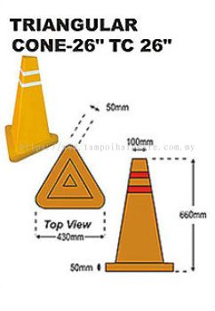 Triangular Cone 66cm