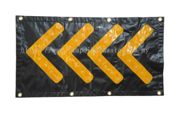 TRAFFIC Working Direction 83cmX 45cm with Flash Light