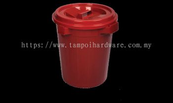 8G Pail With Cover 5908C  37L x 37W x 43H  cm