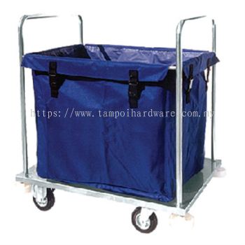 Stainless Steel Soil Linen Trolley  SLT-505SS  920L x 680W x 800H  mm