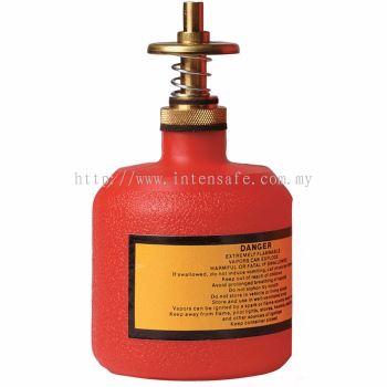 DISPENSING CAN, NONMETALLIC, WITH BRASS DISPENSER VALVES, 8 OUNCES