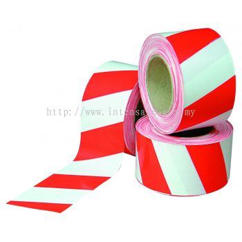 Barricade Tape, Red/ White