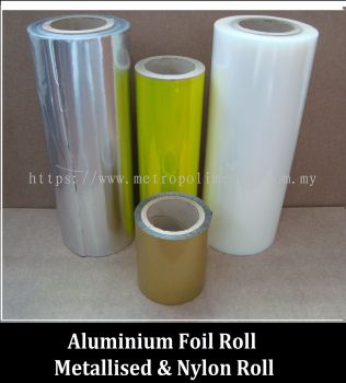 Alu Foil Metalised Nylon Rolls