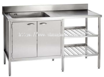 Sink Cabinet With Rack