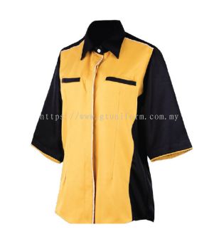 READY MADE UNIFORM F0614 (G. Yellow & Black)