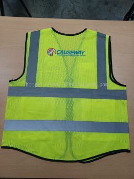 SAETY VEST PRINTING LOGO