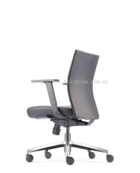MESH 2 EXECUTIVE LOW BACK CHAIR-PU LEATHER