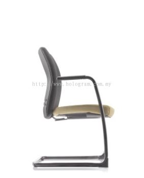ERGO VISITOR CHAIR WITH ARMREST-FABRIC