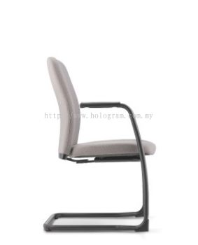 ARONA VISITOR CHAIR WITH ARMREST-FABRIC