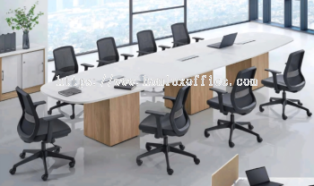 BOAT SHAPE MEETING TABLE HOS_MP6BS3612