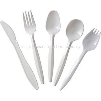 Disposable Fork Spoon Knife (Single)