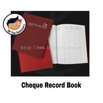 Cheque Record Book