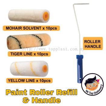 Paint Roller Brush Refill & Handle