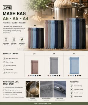 Mash Bag A6 A5 A4
