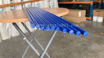 POM Thermoplastic Blue ROD : Durable | Versatile Material for Crafting & Industrial Use