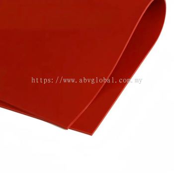 Red Silicone Rubber Sheet - High Temperature Resistant, Flexible, and Durable | Industrial & Commercial Use