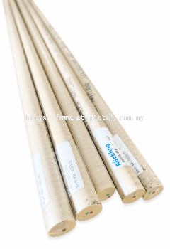 Sustapeek Natural Rod Dia 16mm | Premium PEEK Engineering Plastic Rod