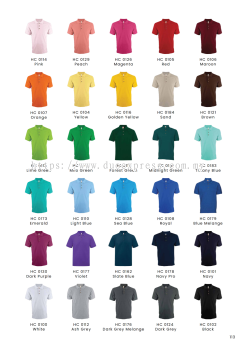 HC01 Cotton Polo Tee Unisex
