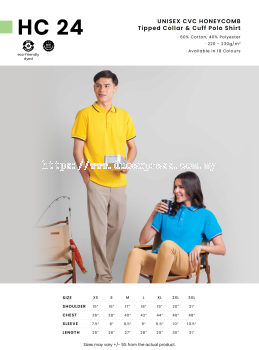 HC24 Cotton Polo Tee Unisex