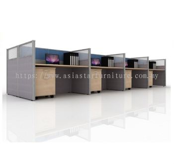 CLUSTER OF 8 OFFICE PARTITION WORKSTATION 8 - Partition Workstation Cyber Jaya | Partition Workstation Bangi | Partition Workstation Kajang | Partition Workstation Semenyih