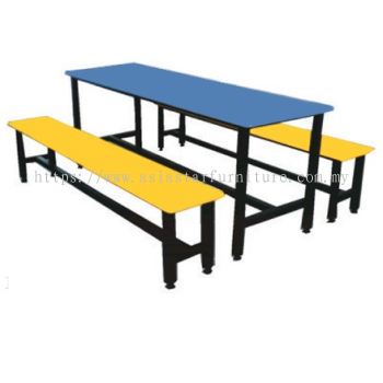 6-8 SEATER CANTEEN TABLE SET (REINFORCEMENT) - canteen table subang 2 | canteen table setia alam | canteen table jalan ipoh