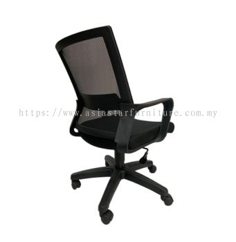 BATLEY LOW BACK MESH OFFICE CHAIR-mesh office chair banting | mesh office chair port klang | mesh office chair jalan kia peng