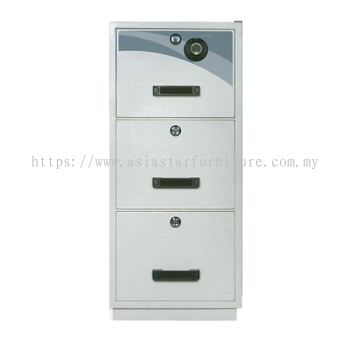 FIRE RESISTANT CABINET SAFETY BOX 3 DRAWER-safety box taman oug | safety box cheras | safety box ampang