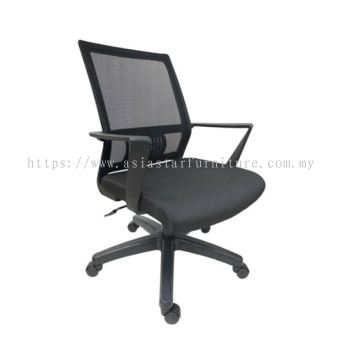 BELCO LOW BACK MESH OFFICE CHAIR -mesh office chair segambut | mesh office chair kepong | mesh office chair menjalara