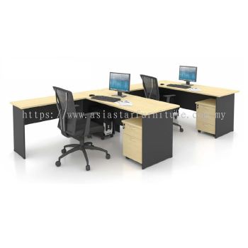 5' OFFICE TABLE | COMPUTER TABLE | STUDY TABLE C/W SIDE TABLE AND DRAWER 1D1F SET - office table Bukit Jalil | office table Taman Sea | office table Kuchai Lama | office table Old Klang Road