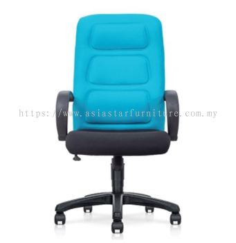 HIGH BACK STANDARD CHAIR | FABRIC OFFICE CHAIR MUTIARA DAMANSARA PJ