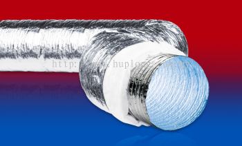 NORRES ISODUC ALU-PES 368 ANTI-BACTERIAL �C Aluminium/Polyester air conditioning hose, insulated, ant