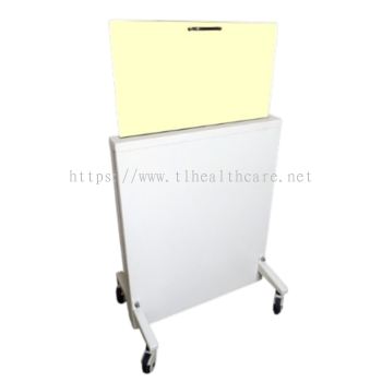 Mobile Lead Shield with Acrylic Half Glass