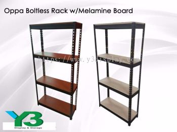 23245-Oppa Boltless Rack c/w Melamine Board White